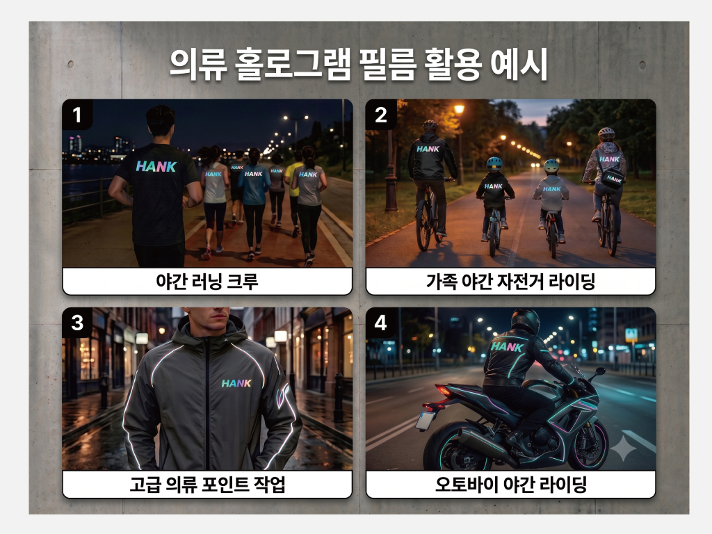 🎨 홀로그램  필름 작업